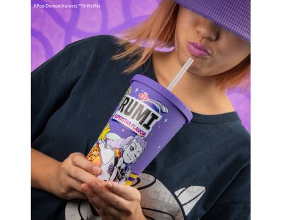 Cinereplicas K-pop Demon Hunters hrnček so slamkou Rumi Superstar Flavour