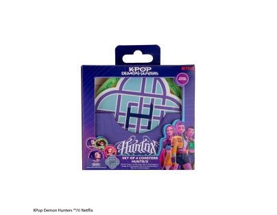 Cinereplicas K-pop Demon Hunters set 4 podtáckov Huntrix