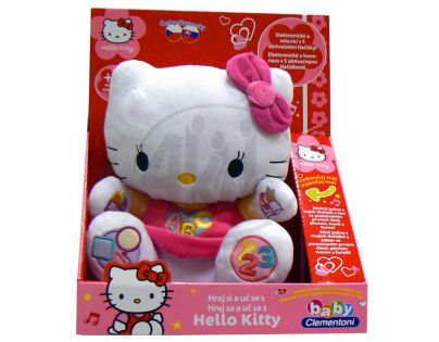 Clementoni 60202 - Hello Kitty plyšová elektronická mluvící a zpívající kočka