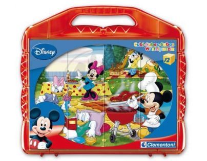 Kostky Mickey Mouse kufřík 12k