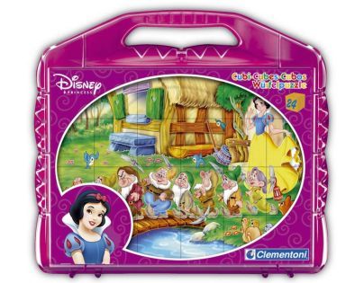 Clementoni Disney Sněhurka Kostky v kufříku 24ks