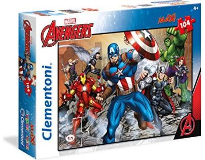 CLEMENTONI MAXI Avengers: Pripravení k boju 104 dielikov