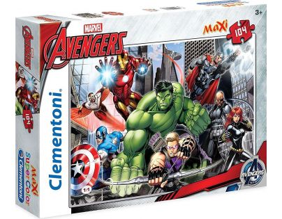 Clementoni Puzzle Supercolor maxi Avengers 104 dielikov