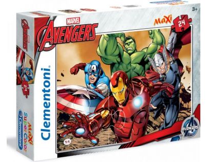 Clementoni Avengers Supercolor Maxi 24 dílků
