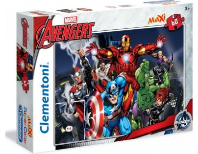 Clementoni Avengers Supercolor Puzzle Maxi 60d