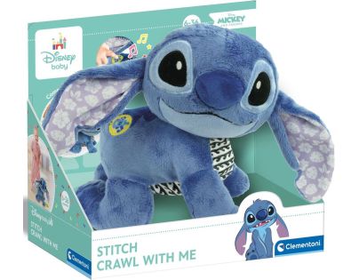 Clementoni Baby Interaktívny plyšový Stitch lezúci