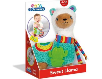 Clementoni Baby Lama plyšová so zvukom