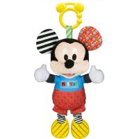 Clementoni Baby Mickey plyšový so zvukmi a úchytom 25cm