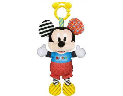 Clementoni Baby Mickey plyšový so zvukmi a úchytom 25cm