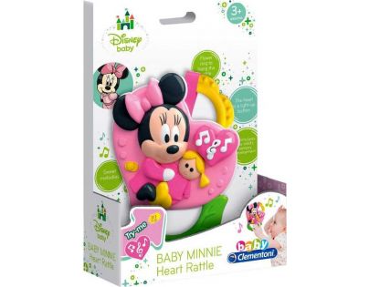 Clementoni Baby Minnie chrastítko srdíčko