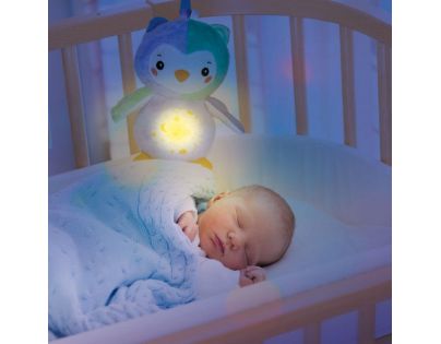 Clementoni Baby Plyšová sova so svetlom