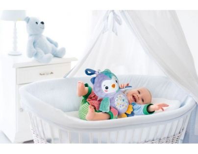 Clementoni Baby Plyšová sova so svetlom