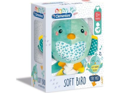 Clementoni Baby Plyšová zvonkohra vtáčik