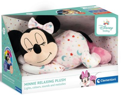 Clementoni Baby Relaxačná plyšová Minnie