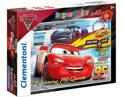 Clementoni MAXI SUPER KOLOR Cars 3 24489 24 dielikov