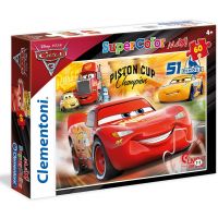 Clementoni Cars Puzzle Supercolor Maxi 60 dielikov 2