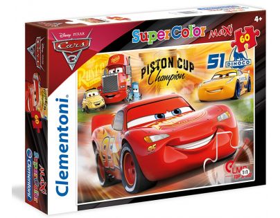 Clementoni Cars Puzzle Supercolor Maxi 60 dielikov