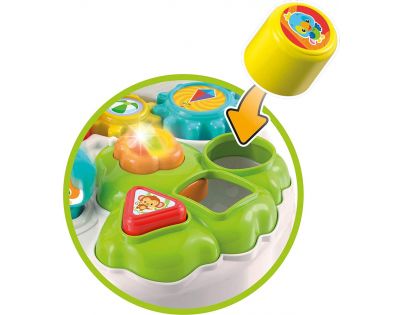 Clementoni Clemmy baby Hrací stolík s kockami a zvieratkami