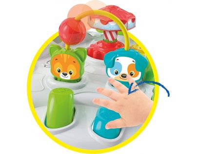 Clementoni Clemmy baby Hrací stolík s kockami a zvieratkami
