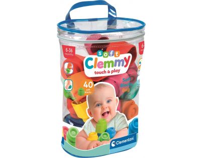 Clementoni Clemmy vrecko so 40 kockami