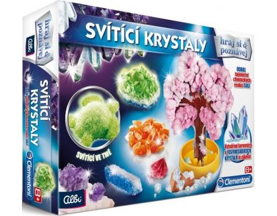 Clementoni Detská laboratórium Svietiace kryštály