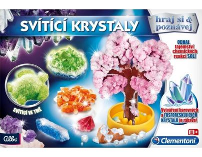 Clementoni Detská laboratórium Svietiace kryštály