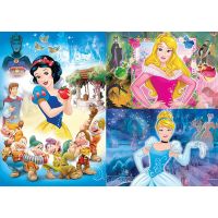Clementoni Puzzle Supercolor Disney Princezny 3 x 48 dielikov 2