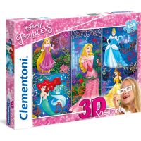 Clementoni Disney Princess Puzzle 3D Vision 104 dielikov 2