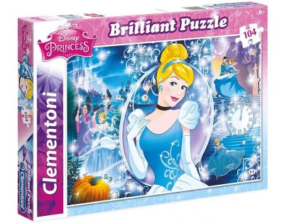 Clementoni Disney Princess Briliant 104 dílků