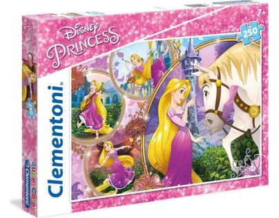 CLEMENTONI 29739 Disney princezny: Na vlásku 250 dílků