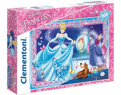 Clementoni Disney Princess Supercolor Popelka Maxi 104 dílků