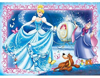 Clementoni Disney Princess Supercolor Popelka Maxi 104 dílků