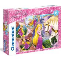 Clementoni Disney Princess Supercolor Maxi na vlásku 24 dielikov 2