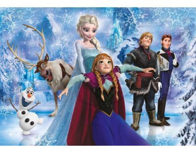 CLEMENTONI Disney Brilliant Frozen 104 dielikov