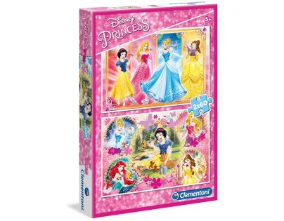 Clementoni Disney Puzzle Princezné 2 x 60 dielikov