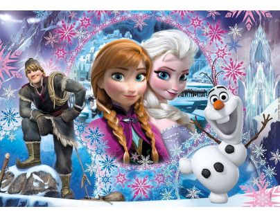 Clementoni Disney Puzzle Supercolor Glitter Frozen 104D