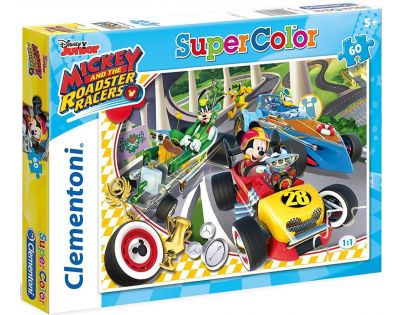 Clementoni Disney Puzzle Supercolor Mickey pretekár 60 dielikov