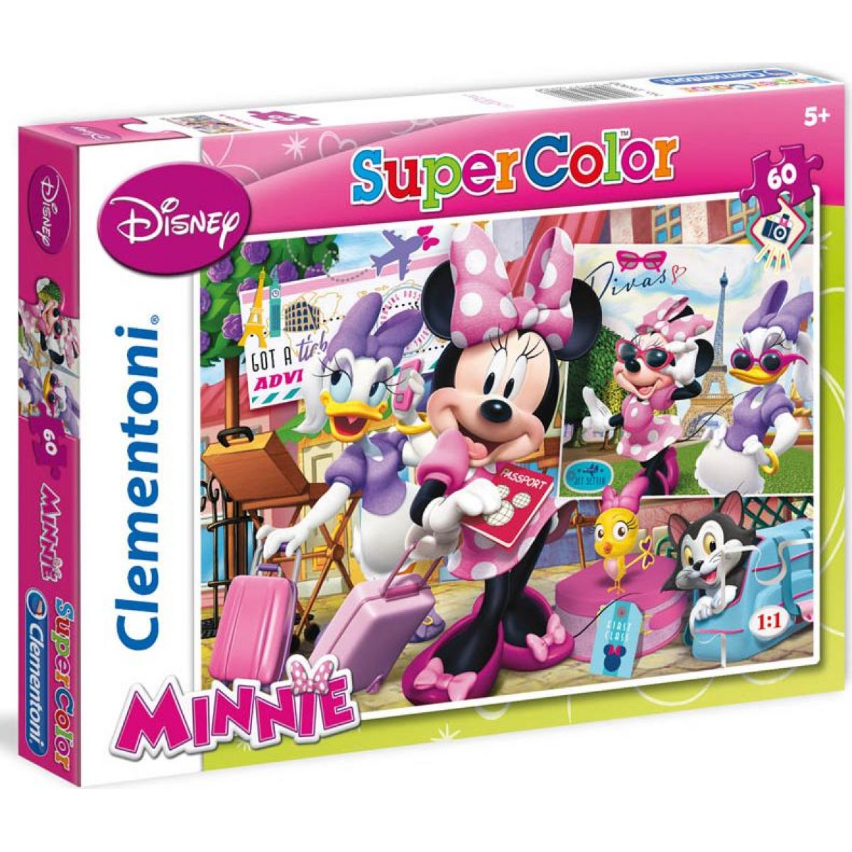 Clementoni Disney Puzzle Supercolor Minnie 60 dielikov