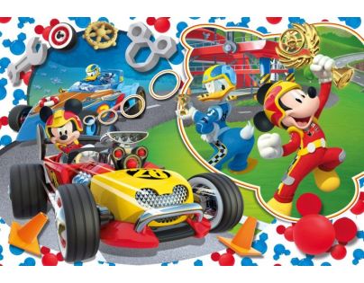 Clementoni Disney Supercolor Maxi Puzzle 30 d Mickey závodník
