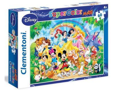 Clementoni Disney Supercolor Maxi Puzzle 60 dielikov