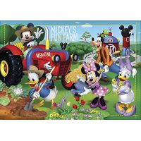 Clementoni Disney Supercolor Mickeys Fun Farm Puzzle 104 dílků 2