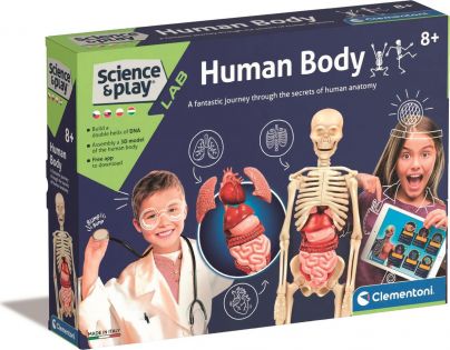 Clementoni Experimentálna sada Science & Play Ľudské telo