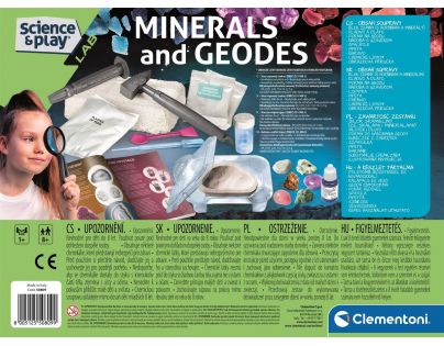 Clementoni Experimentálna sada Science & Play Výroba kameňov a minerálov