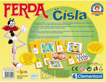 Clementoni 99773 - Ferda Čísla