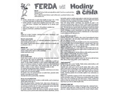 Clementoni 99775 - Ferda Hodiny a čísla