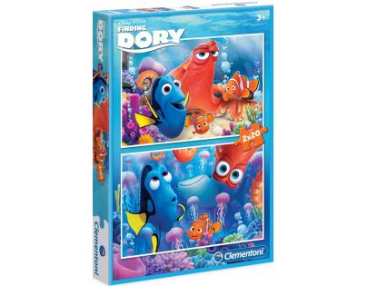 Clementoni Hledá se Dory 2 x 20 dílků