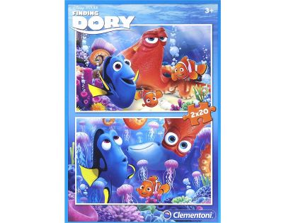 Clementoni Hledá se Dory 2 x 20 dílků