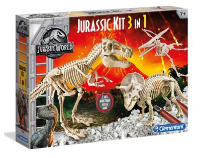 Clementoni Jurský svet Sada T-Rex 3v1