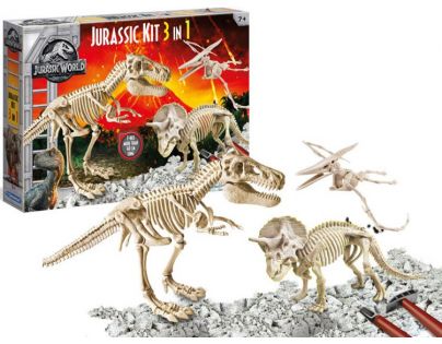Clementoni Jurský svet Sada T-Rex 3v1