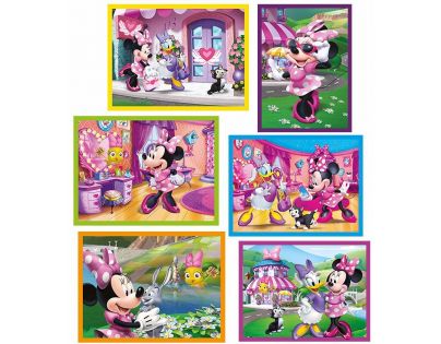 Clementoni Kocky v kufríku Minnie 12 kostek - Poškodený obal
